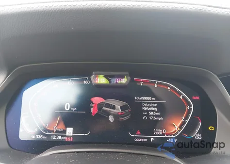 2020 BMW X7 xDrive40I из США, поврежденный, VIN 5UXCW2C08L9B73950